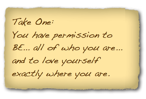 Giving Ourselves Permission to BE